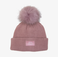 Kentucky muts pompon oud roze 