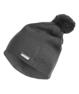 Equestrian Stockholm Beanie Ribbed Grey Silver 