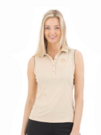 ANKY&reg; Essential Polo Shirt Sleeveless Frosted Almond SS22
