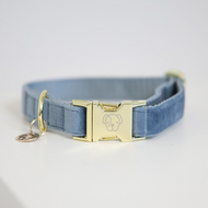 Kentucky honden halsband Velvet licht blauw