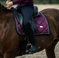 Equestrian Stockholm zadeldek dressuur Purple Gold