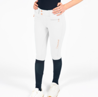 Samshield rijbroek Clara full grip White/Rosegold HIGHWAIST