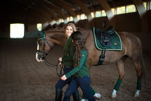 Equestrian Stockholm zadeldek dressuur Forest Green 