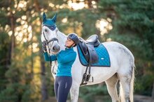 Equestrian Stockholm zadeldek dressuur Aurora blues