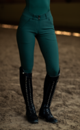 Equestrian Stockholm rijbroek elite Sycamore Green full grip