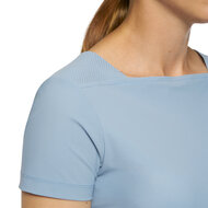 Cavalleria Toscana boat neck jersey t-shirt lichtblauw 