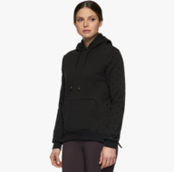 Cavalleria toscana Mini Flock pullover hoodie zwart 