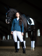 Equestrian Stockholm White - Blue Meadow wedstrijd Dressuur 