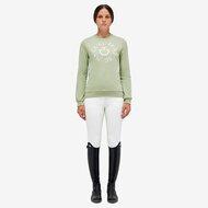 Cavalleria Toscana pastel groen Orbit Pixel stitch crew neck sweater