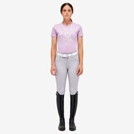 Cavalleria Toscana Pixel stitch orbit cotton shirt pastel lavender