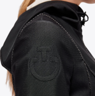 Cavalleria Toscana Bonded jersey mesh softshell jasje zwart