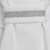 Samshield plastron crystal fabric Light Silver