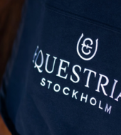 Equestrian Stockholm WOL deken modern tech navy