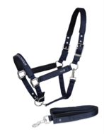  Equestrian Stockholm CLEAN Halster met  touw Modern tech navy