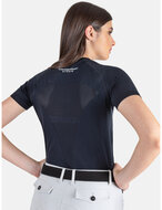 Equiline CIANEC L/S Polo shirt Seamless Blue