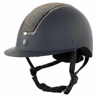 BR Riding Helmet Omega Glamorous Navy/Gunmetal