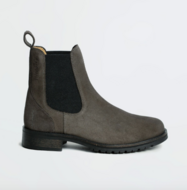 Kingsley Amsterdam Chelsea judpurs  ANTHRACITE suede met Zwart elastiek maat 41