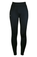 Equestrian Stockholm Compression Rijbroek ALL black (met zwart logo)