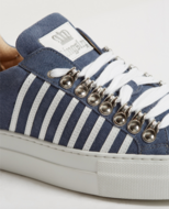 Kingsley sneaker SKY jeans blue , Roma white mt 39