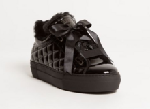 Kingsley sneaker JOY met zwart schapenbont 