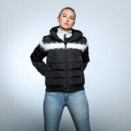 ECX fashion korte dames jas Zwart 