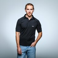 ECX fashion Heren Polo Shirt Short Sleeve Zwart