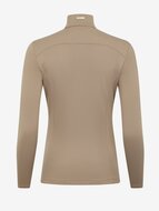  Le Mieux ALICE Wafle baselayer met halve rits Mink