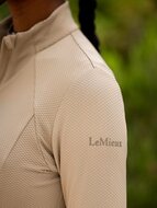  Le Mieux ALICE Wafle baselayer met halve rits Mink