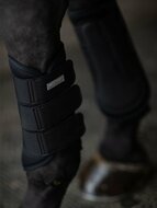 Equestrian Stockholm Mesh peesbeschermers  zwart - zilver