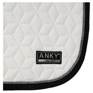 Anky zadelpad Nylon Consensus wit/zwart full