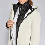 Cavalleria toscana 3-Way Hooded Puffer Jacket Creme