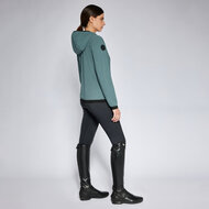 Cavalleria toscana Perforated Jersey hooded softshell Jacket Groen