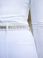 Equestrian Stockholm contest riem  Modern breeze wit