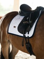 Equestrian Stockholm zadelpad Modern breeze wit / Navy dressuur 