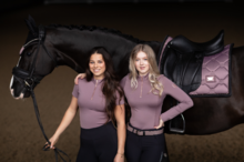 Equestrian Stockholm ILLUSION top ANEMONE korte mouw