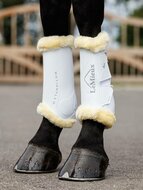 Le Mieux MotionFlex peesbeschermers wit met bont