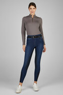 Pikeur studs lange mouwen shirt 6273 Steel grey