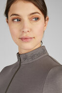 Pikeur studs lange mouwen shirt 6273 Steel grey