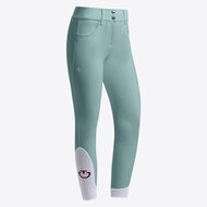 Cavalleria Toscana American Rijbroek Full Grip Mintgroen