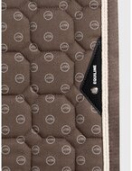 Equiline zadeldekje dressuur Cragec OCTAGON CAPPUCCINO met all over print