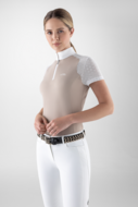Equiline Wedstrijd shirt S/S CALID Dove