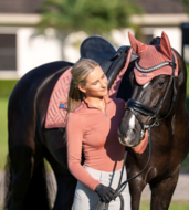 Equestrian Stockholm modern zadeldek  dressuur Coral