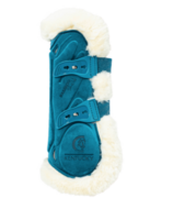 Kentucky vegan bont peesbeschermers bamboo elastiek Emerald  