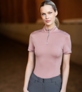 Equestrian Stockholm UV Protection top Korte mouw Pink
