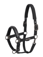  Eskadron platinum 25 Halster SOFTSHELL PEARLS DOUBLE zwart 