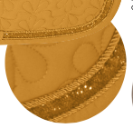 Eskadron platinum 25 zadeldek dressuur SPARKLE JEWEL golden yellow Full