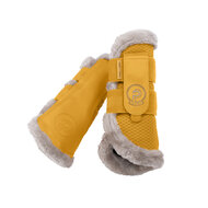 Eskadron Platinum 25  Peesbeschermers Mesh Faux Fur Golden Yellow