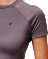 Equestrian Stockholm top Korte mouw dark violet 