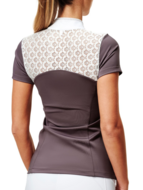 Equestrian Stockholm Crystal Champion Top Dark Violet 