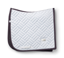 Equestrian Stockholm zadeldek  dressuur Modern White dark Violet 